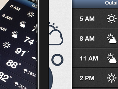 iPhone Weather App - Forecast forecast ios iphone weather