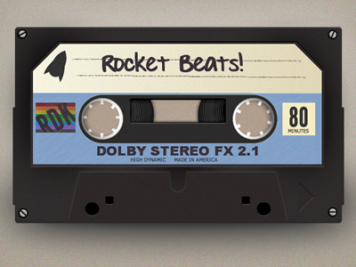 Rocket Beats beats fireworks rocket stereo tape