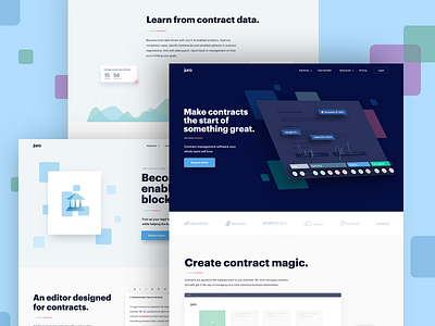 Juro Marketing Site landing page marketing site saas landing page ui ux website