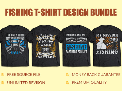 Download Fishing T Shirt Design Bundle Designs Themes Templates And Downloadable Graphic Elements On Dribbble