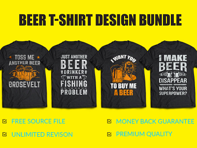 New Beer T-Shirt Design Bundle