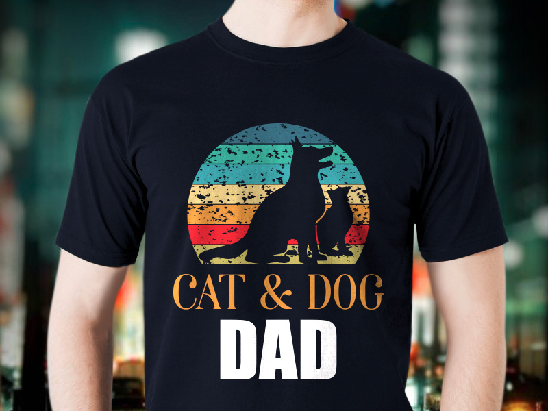 cat and dog shirt