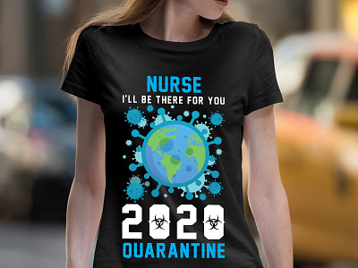 nurse quarantine 2020 t shirt design