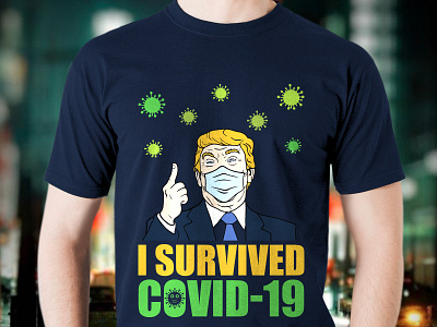 i survived covid-19 t shirt design