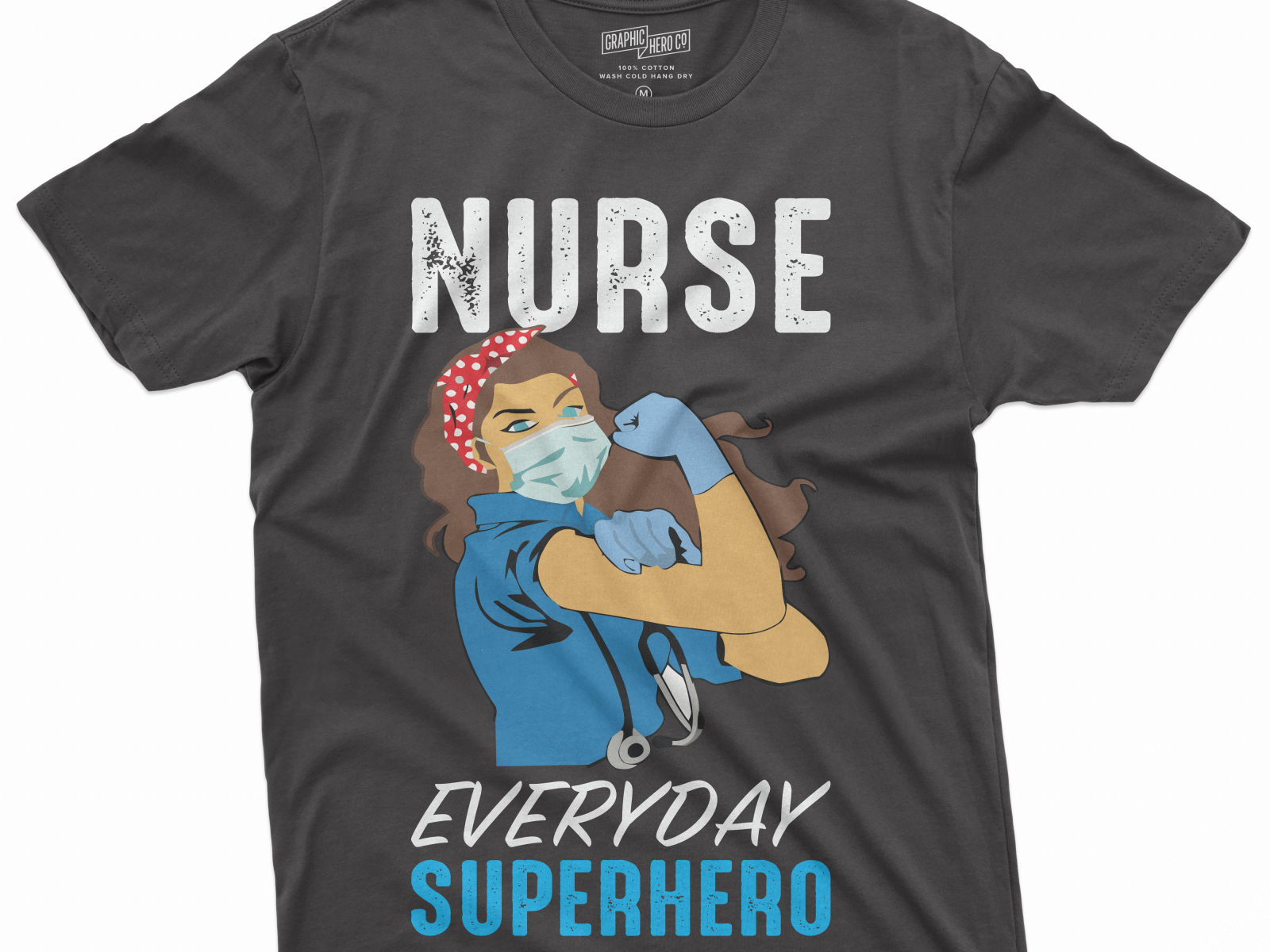 nurse everyday superhero t-shirt design by Masud Rana on Dribbble