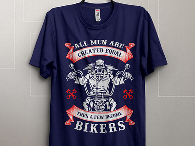 All Men Are Created Equal Bikers T shirt Design amazon t shirts amazon t shirts design biker tshirt biker tshirt design bikers design illustration tshirt tshirt art tshirt design tshirtlovers typography t shirt
