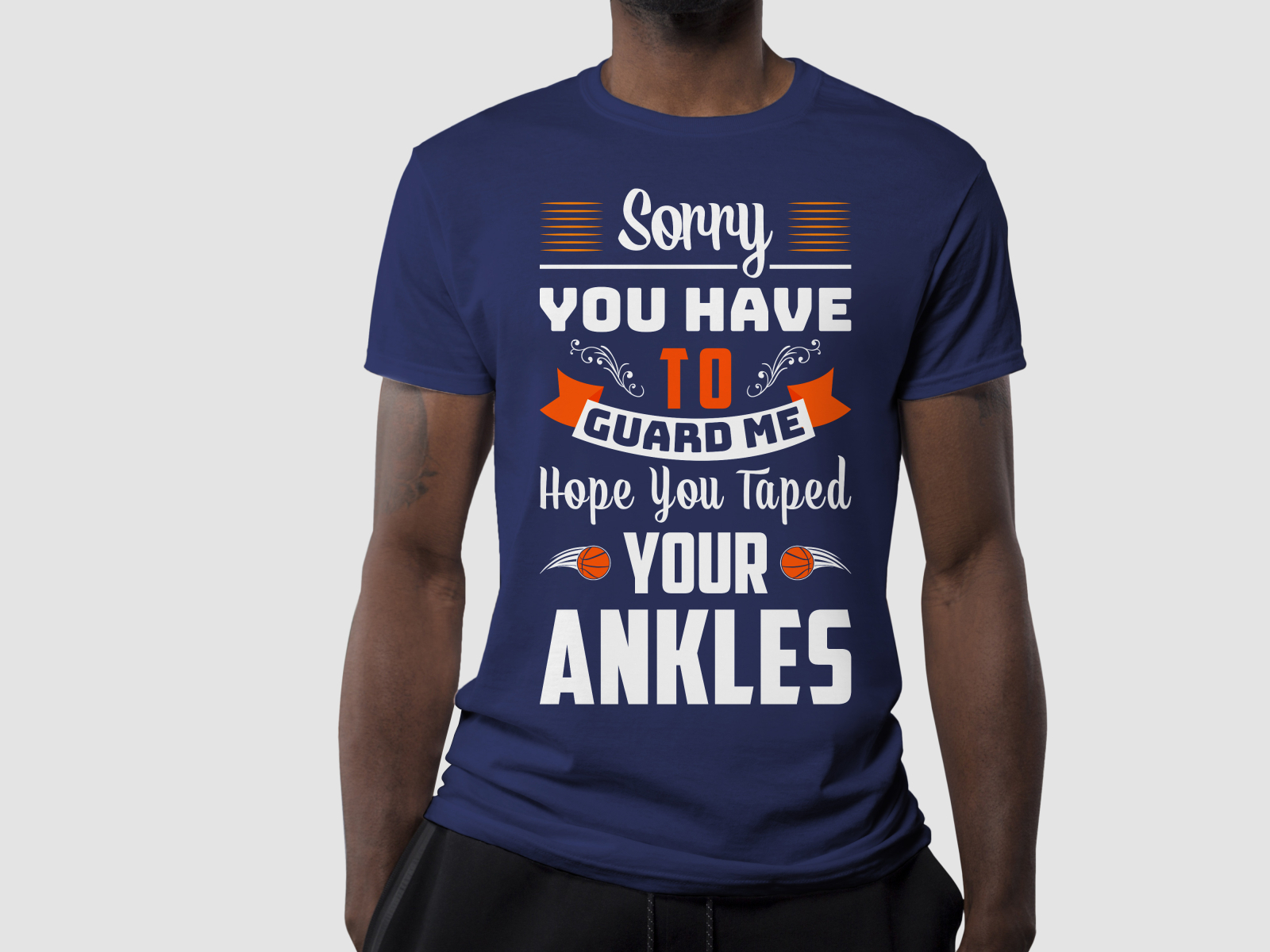 Sorry You Have To Guard Me Custom T shirt Design by Masud Rana on Dribbble