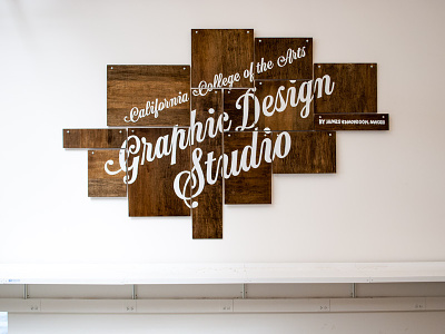 CCA Graphic Design Studio sign