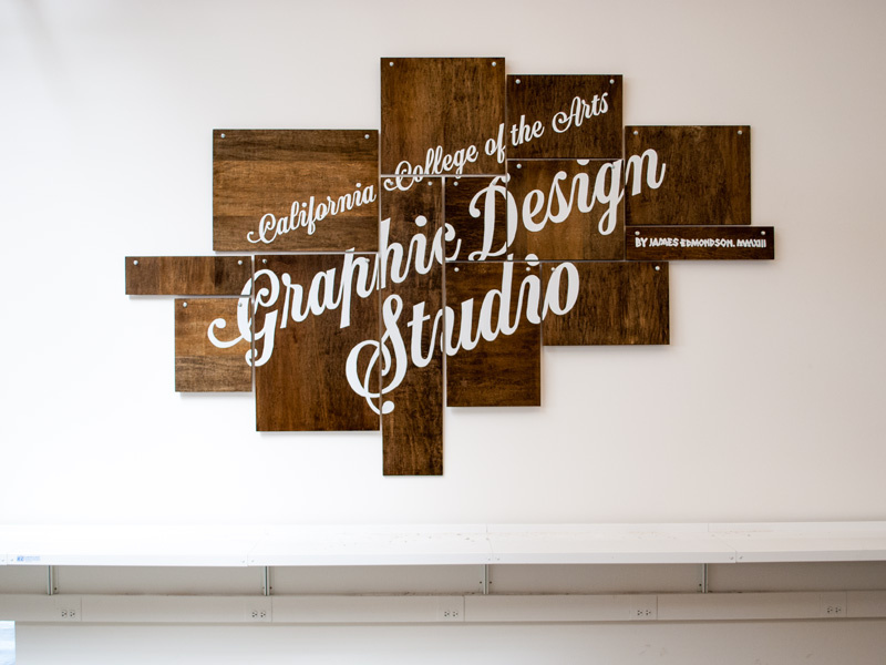 CCA Graphic Design Studio sign by OH no Type Co. | Dribbble | Dribbble