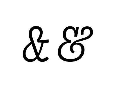 Amps ampersand type design