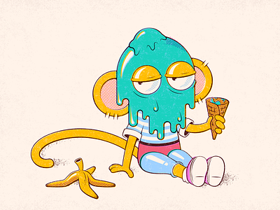 Monkey and Ice Cream