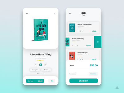 Bookshop App for a local book store app book bookshop design minimal mobile mobile app mobile ui ui ui design uiux ux