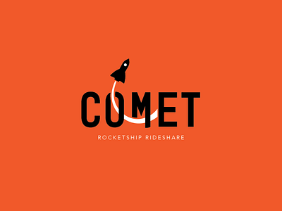 Comet comet dailylogochallenge design dlc flat icon logo minimal