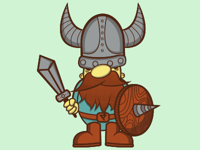 Vikingo cartoon characterdesign illustration vector vikingo warrior