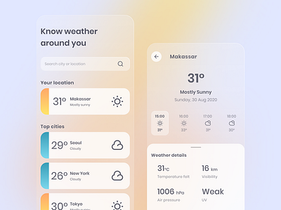 Mobile Design - Weather App