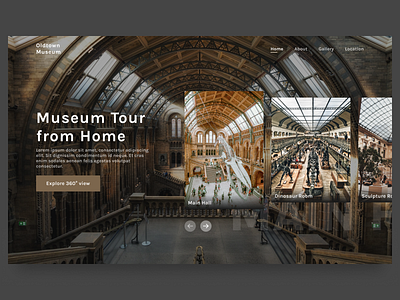 Web Design - Museum Tour