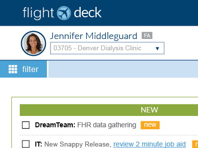 DaVita FlightDeck Task Manager