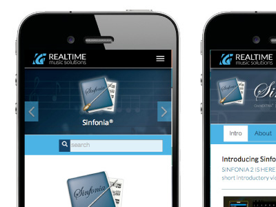 Responsive Web Design for RealTime Music Solutions
