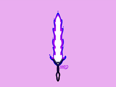 Espada Incandescente design illustration