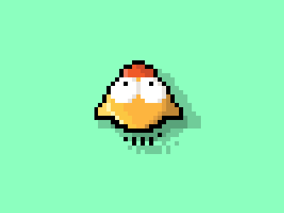 Flappy Bird bird cartoon chicken cute dot game pixel