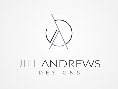 Jill Andrews Interior Design lines minimalist modern monochrome monogram sleek