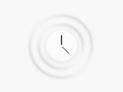 The Clock animation app design flat motion design ui ux