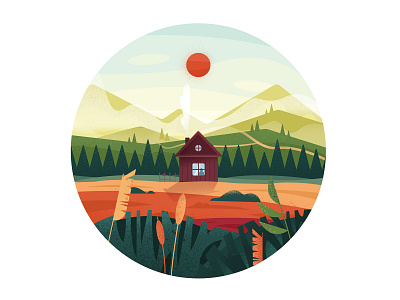 NATURE color dribbble earth illustration illustrations illustrator inspiration nature vector