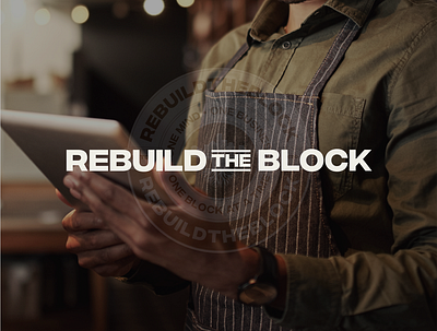 Rebuild the Block Brand Design brand brand design branding branding design collateral design logo