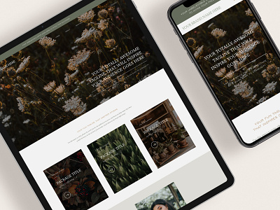 FREE Showit Website Template