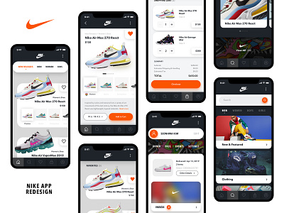 [Nike] Store App Concept app design concept ecommerce interface nike nike app redesign shop ui ux