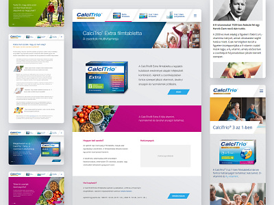Completed vitamin microsite conventional frontend microsite product responsive senior vitamin web layout