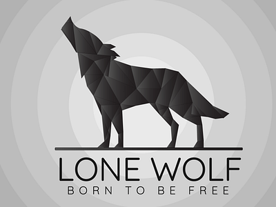 Lone Wolf Polygon Logo