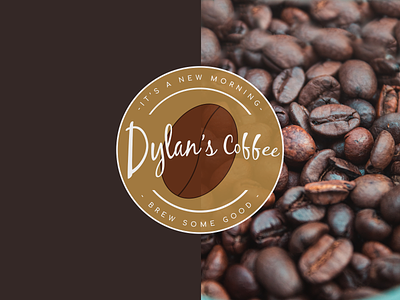 Dylan's Coffee branding design flat graphicdesign icon illustration logo minimal typography vector