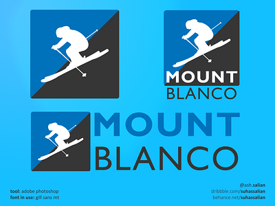 Mountain Ski Logo