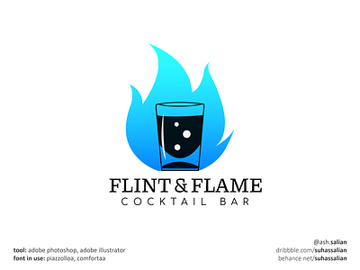 Flint & Flame brand design branding dailylogochallenge design flat graphicdesign icon logo logodesign vector