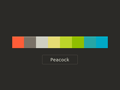 Peacock color scheme colors inspiration