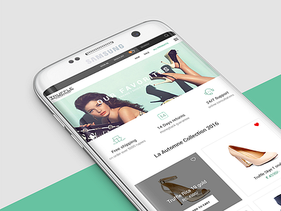 Truffle Collection: Mobile Version design ecommerce fashion mobile product shoes ui ux web