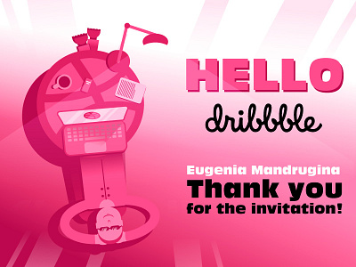 Hello Dribbble! debut shot