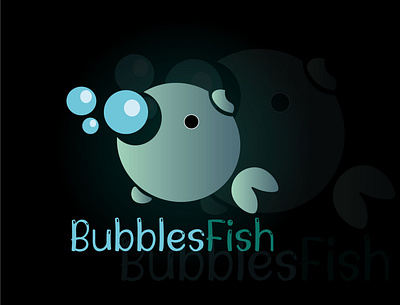 BubblesFish logo design 2020 adobe illustrator branding design free free online course illustration illustrator logo tutorial
