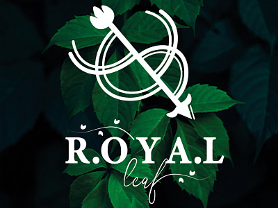 ROYAL LEAF LOGO DESIGN 2020 adobe illustrator design illustration leaf logo queen royal leaf logo design z arts z arts
