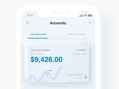 Skeuomorphic Financial App app skeumorphism skeuomorph skeuomorphic soft ui ui