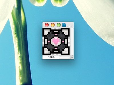 Mini Cube companion cube fun passing pixel portal time valve