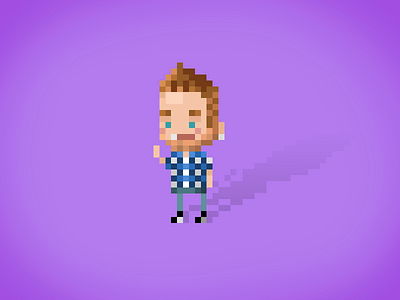 First Sprite 8 bit grassblock sprite twitch youtube