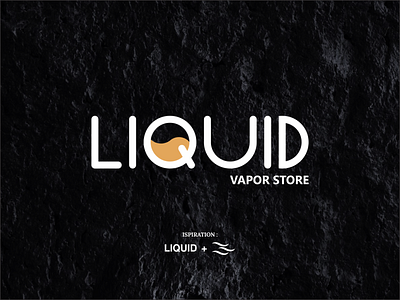 Logo liquid store branding design logo