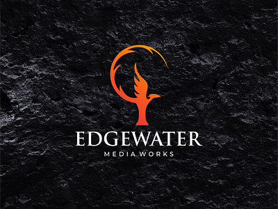 LOGO EDGEWATER branding design illustration logo vector