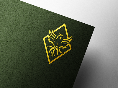 Phoenix Cards branding design icon illustration logo