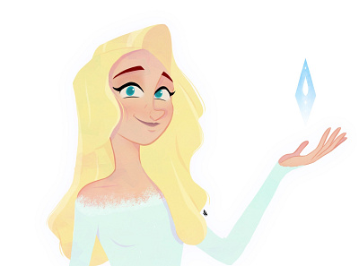 Frozen 2 Elsa animation art artist character childrenillustration design disney disney art doodle elsa frozen illustraion