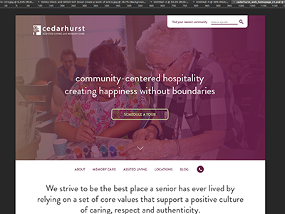 Website Homepage Concept bootstrap responsive design website design