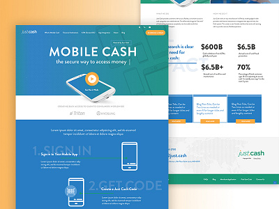 Mobile Cash Technology Website marketing technology web website design wordpress