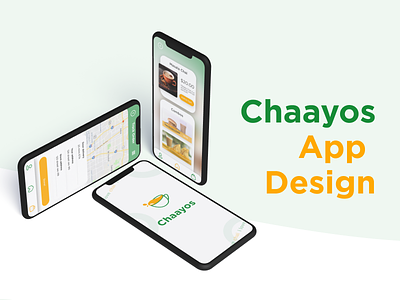 Chaayos app redesign app delivery delivery app food green orange tea ui uiux web